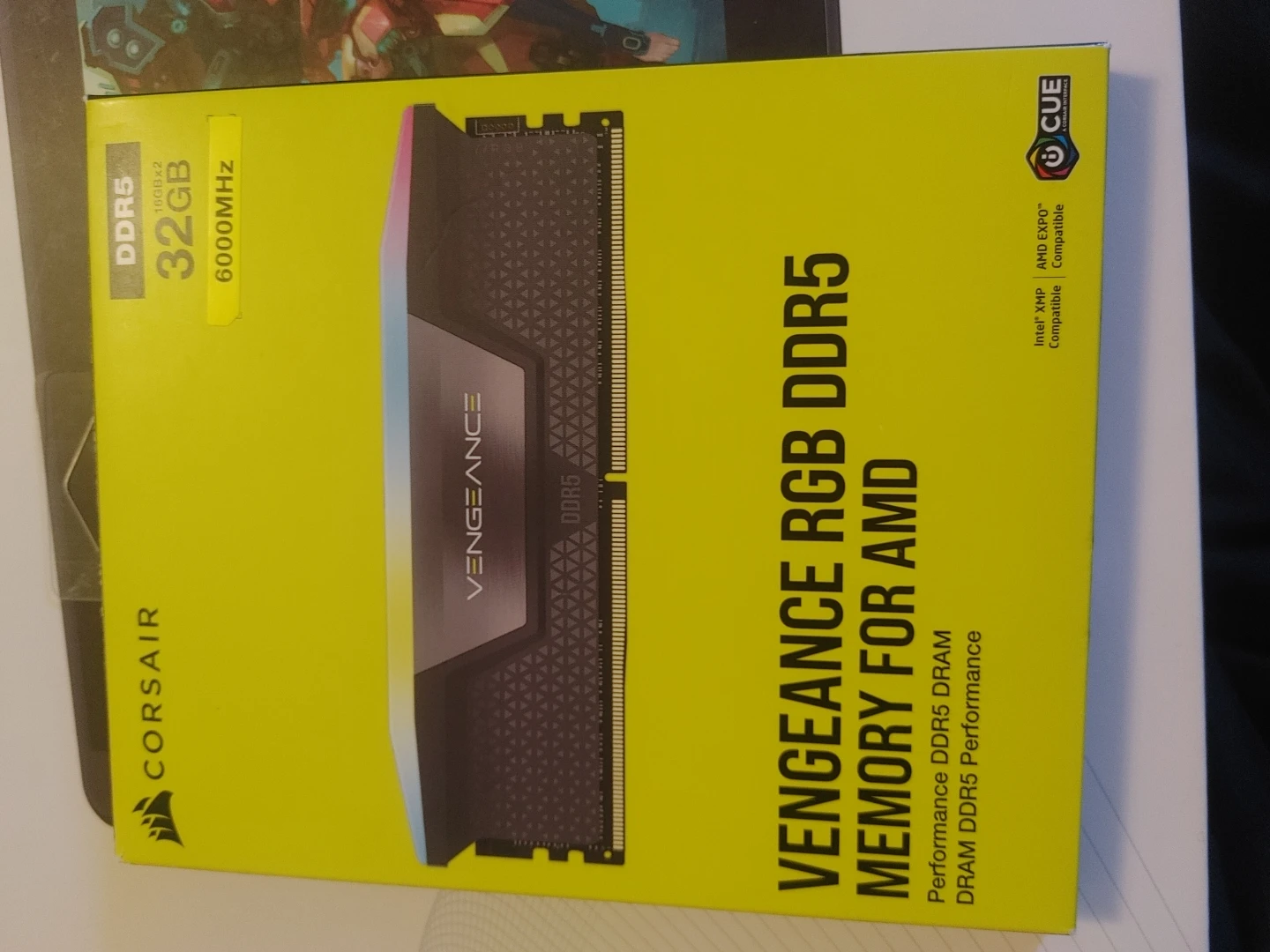 VENGEANCE® RGB 32GB (2x16GB) DDR5 DRAM 6000mhz