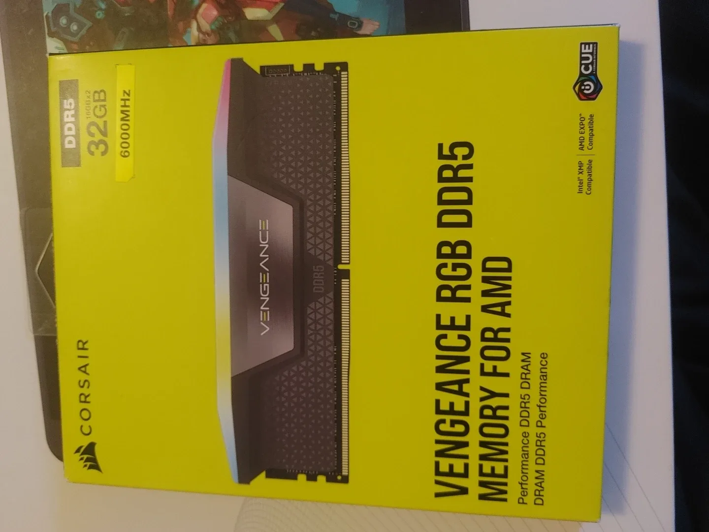 VENGEANCE® RGB 32GB (2x16GB) DDR5 DRAM 6000mhz