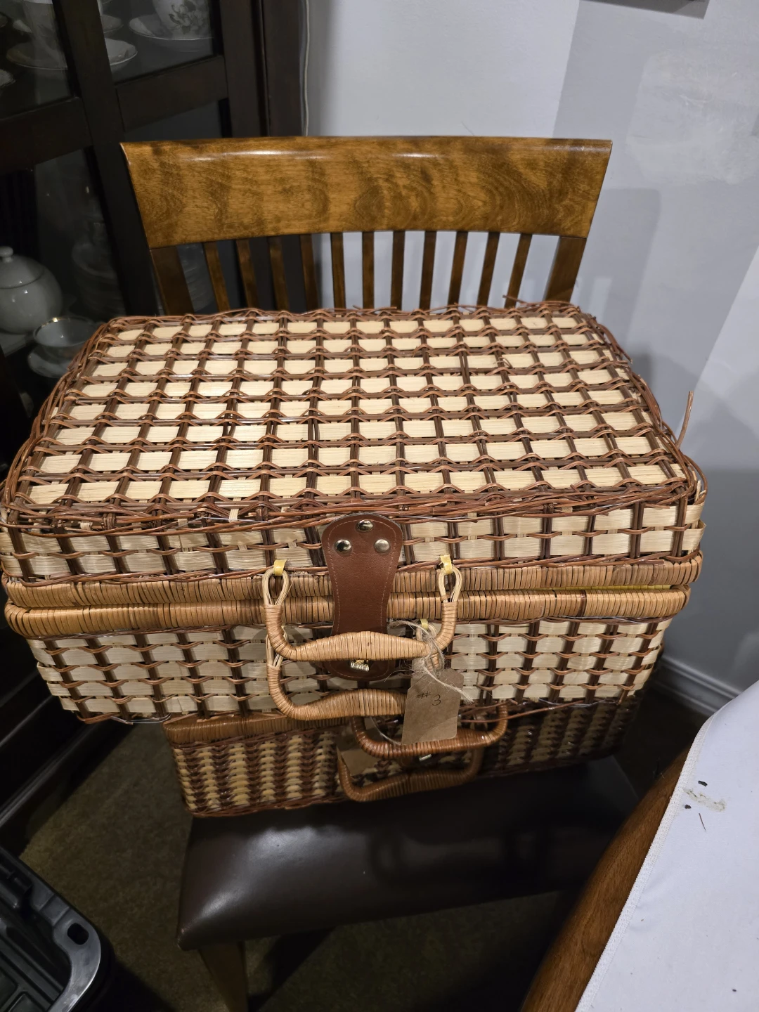 Wicker Picnic Basket Set