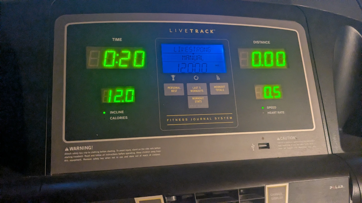 Livestrong Treadmill LS 13.0 T 3.0 HP Motor - photo 5