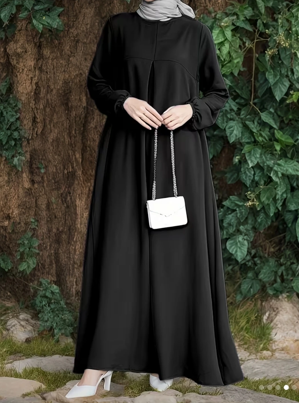 Black Abaya Dress XL