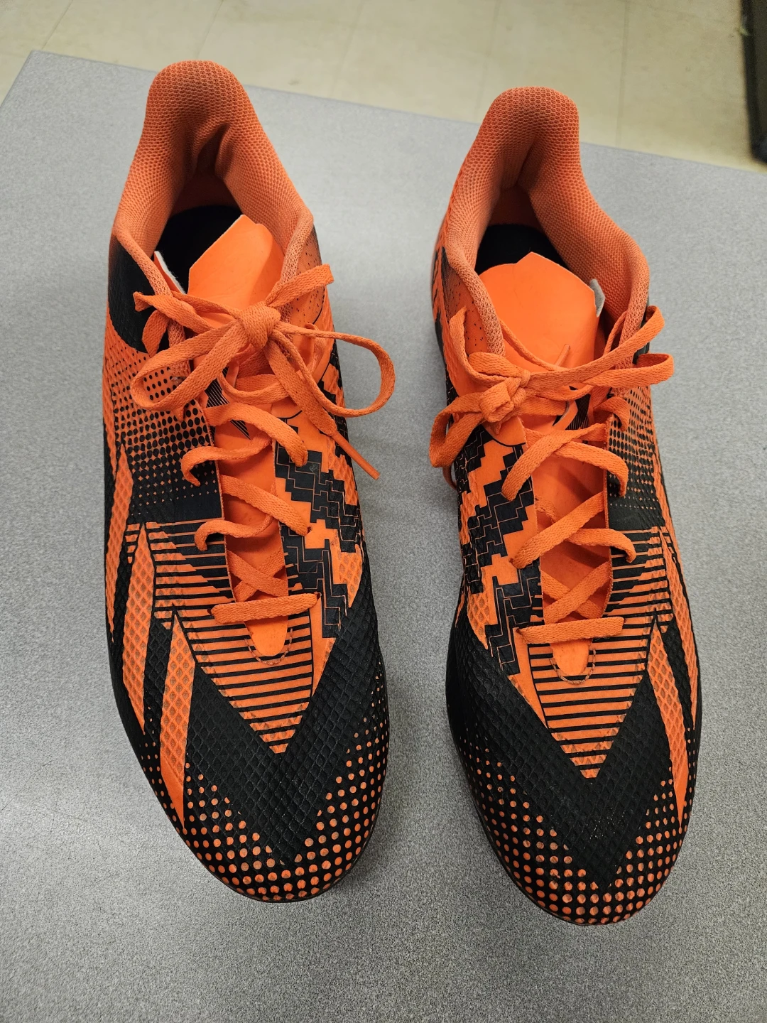 Adidas Soccer Cleats Orange/Black