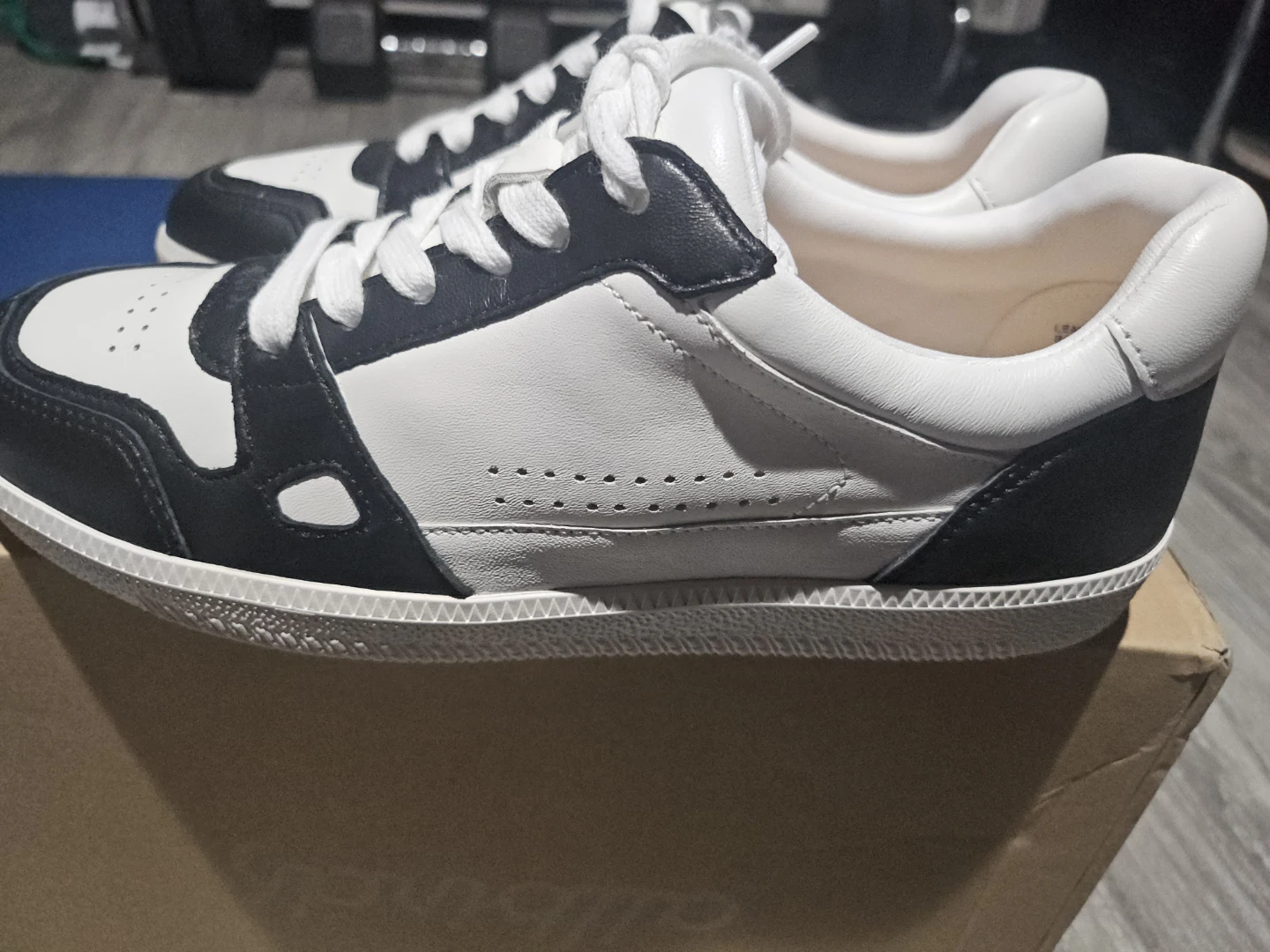 Gunmetal Black and White Sneakers - photo 4
