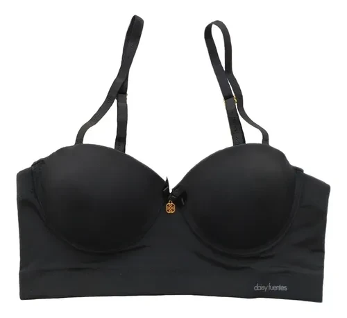 Daisy Fuentes Black Strapless Convertible Bra - photo 5