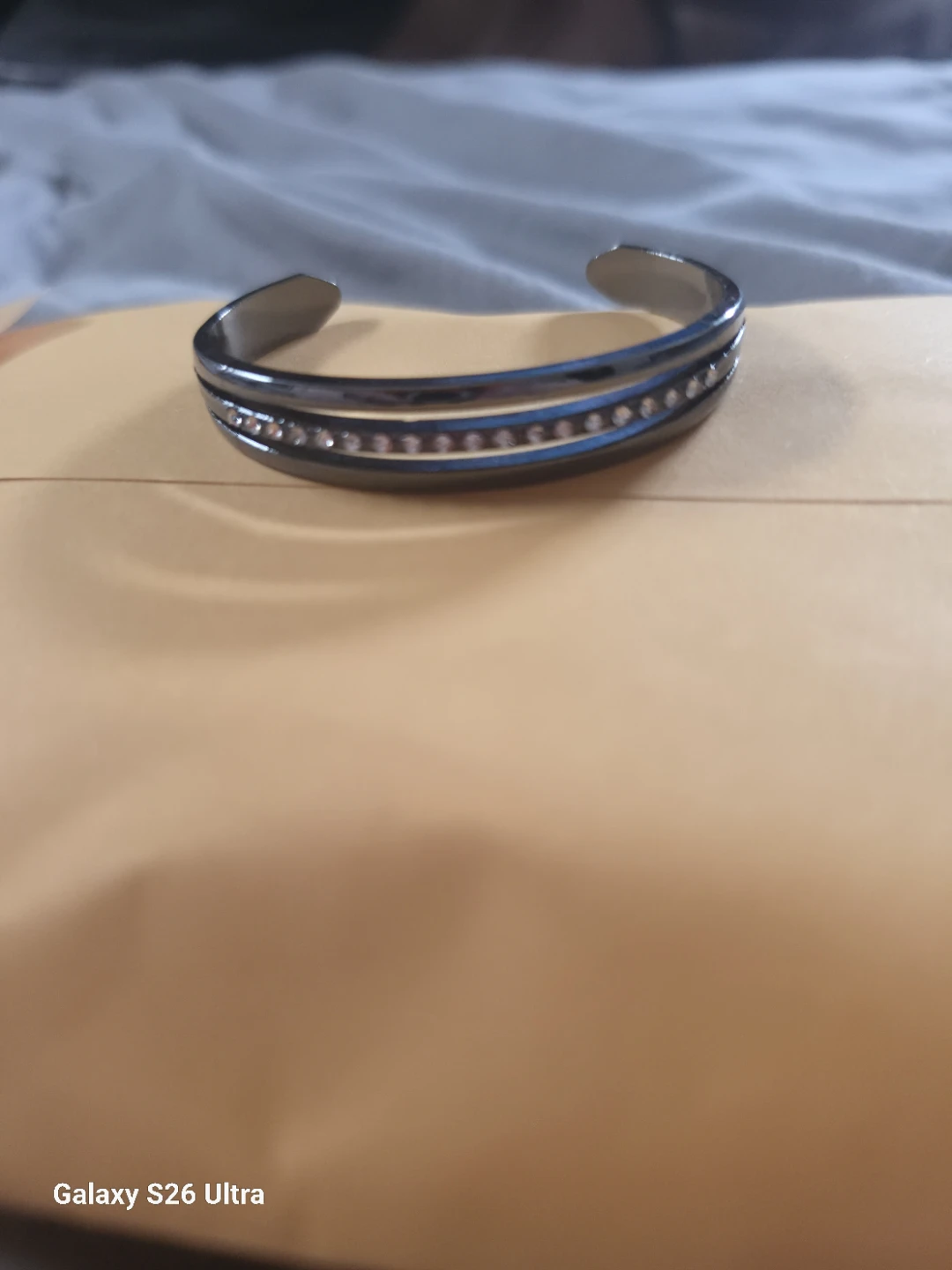 Women's Cuff Bracelet with Rhinestones