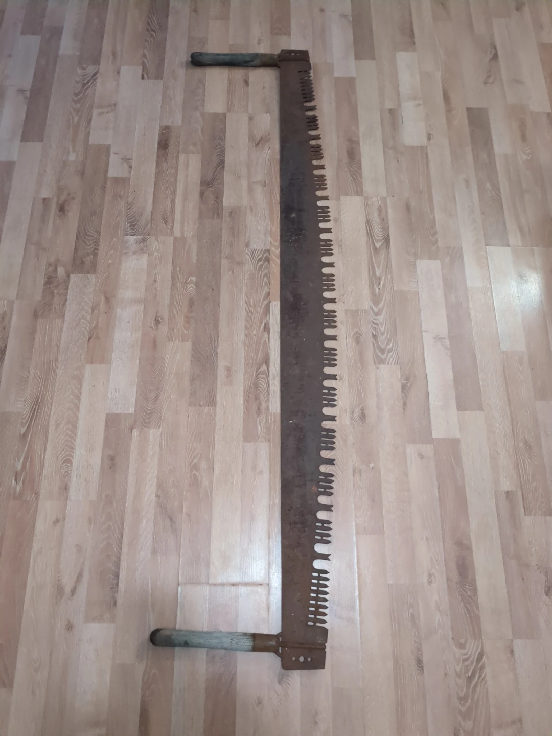 Vintage 2 Man Crosscut Saw 1930's-1940's - photo 3