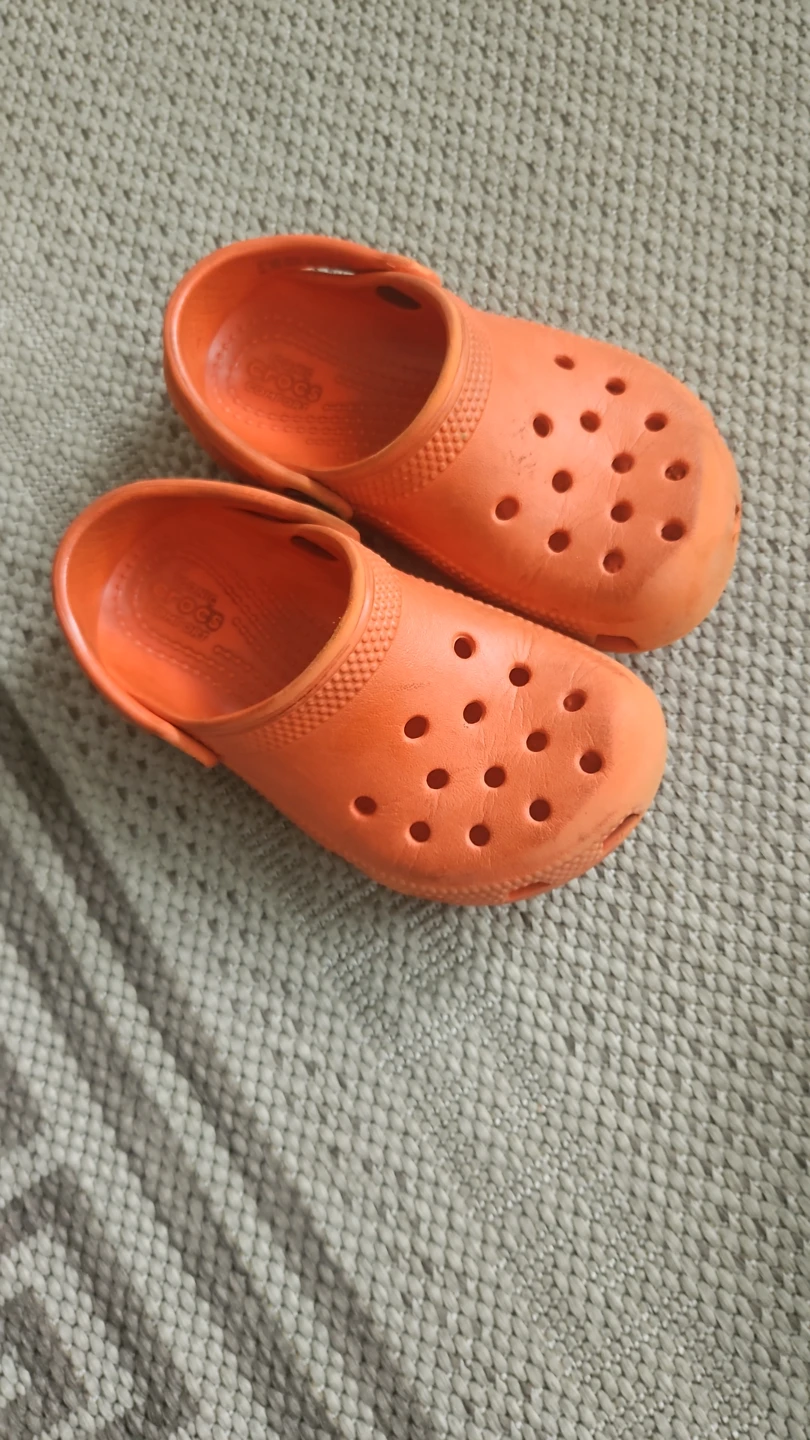Orange Crocs Clogs Size 9