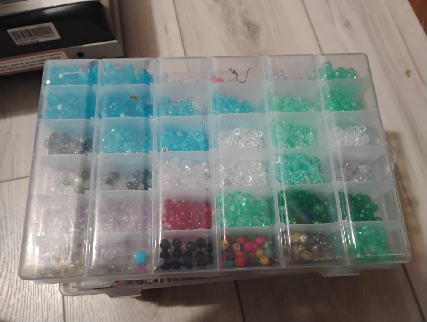 Jewelery making supplies (3 boxes, including organizers) !