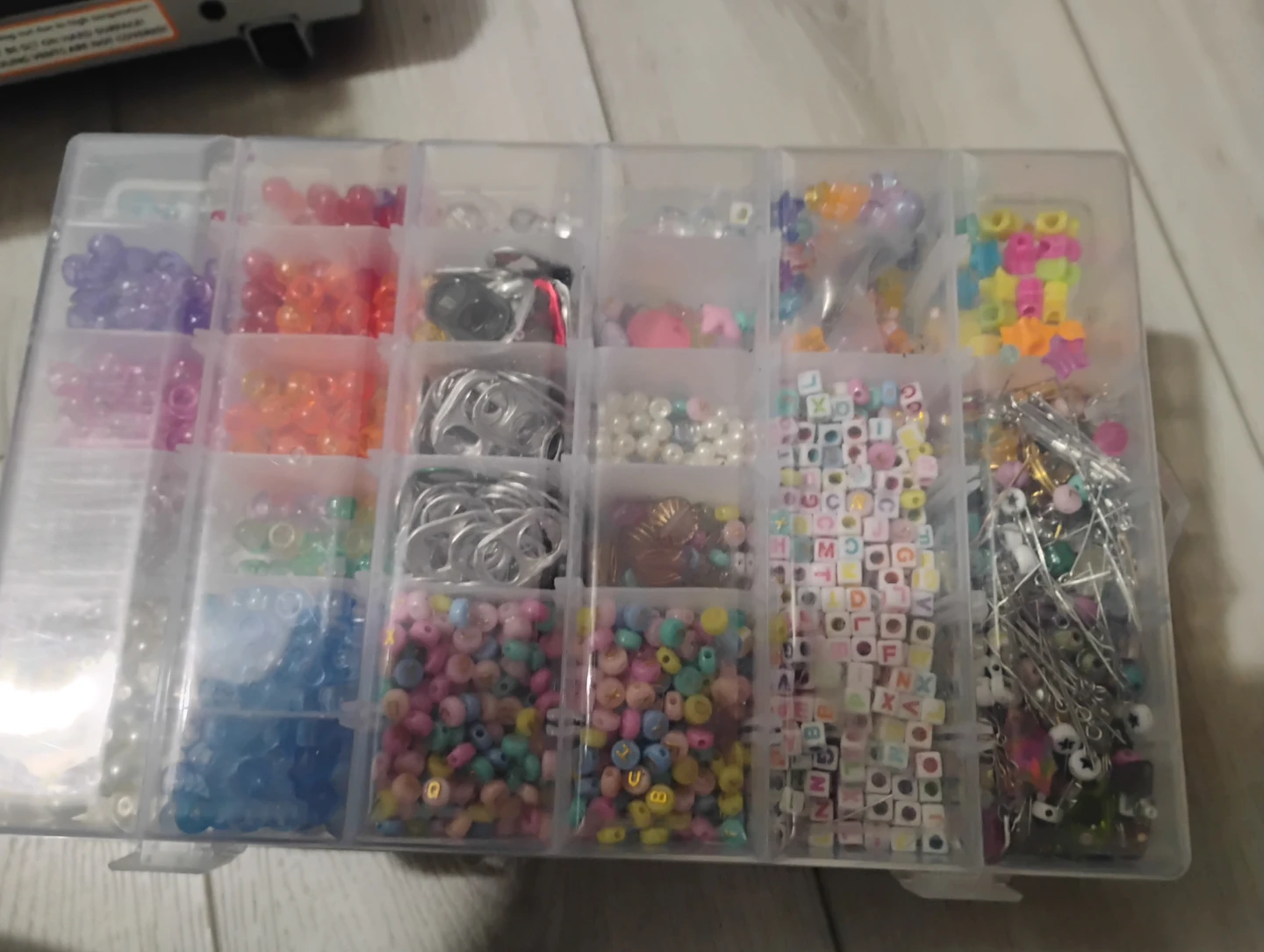Jewelery making supplies (3 boxes, including organizers) ! - photo 3