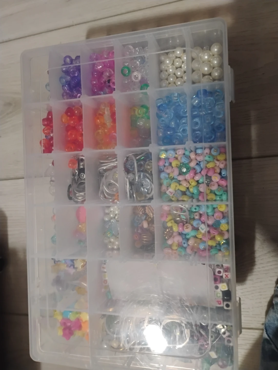 Jewelery making supplies (3 boxes, including organizers) ! - photo 4