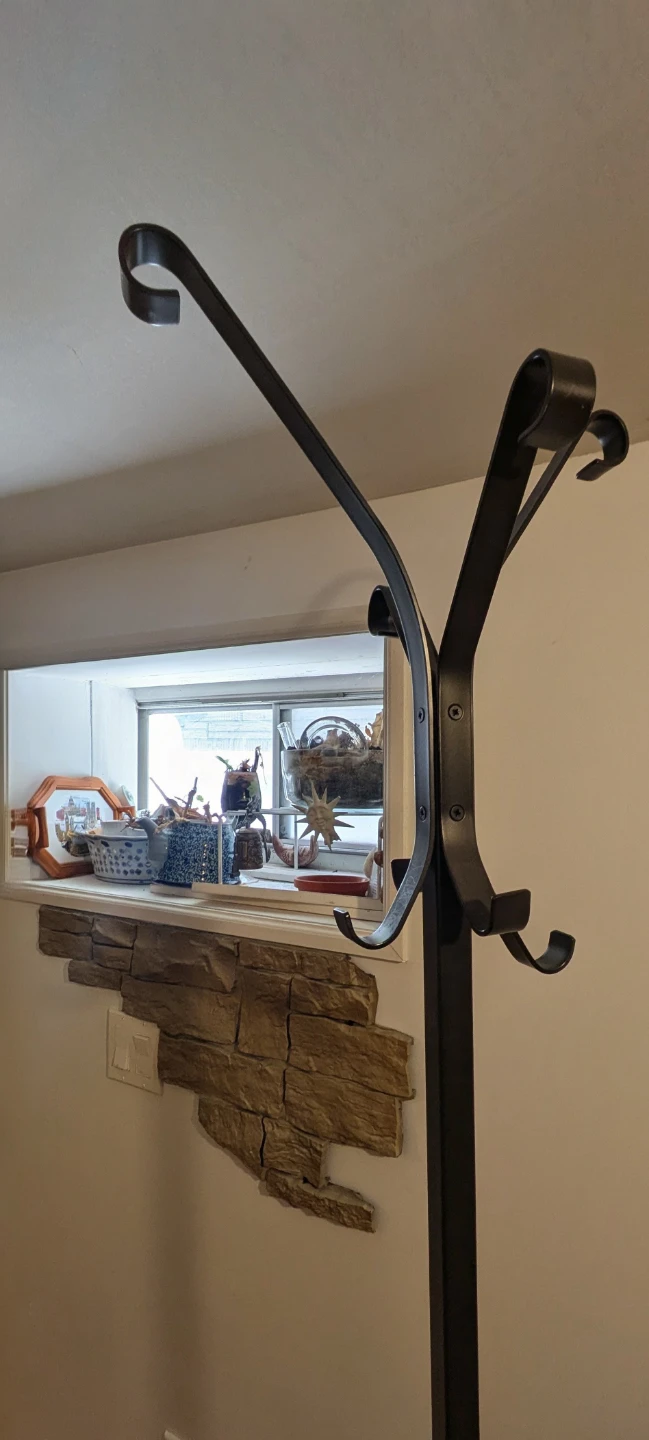 IKEA metal coat rock with black finish - photo 2