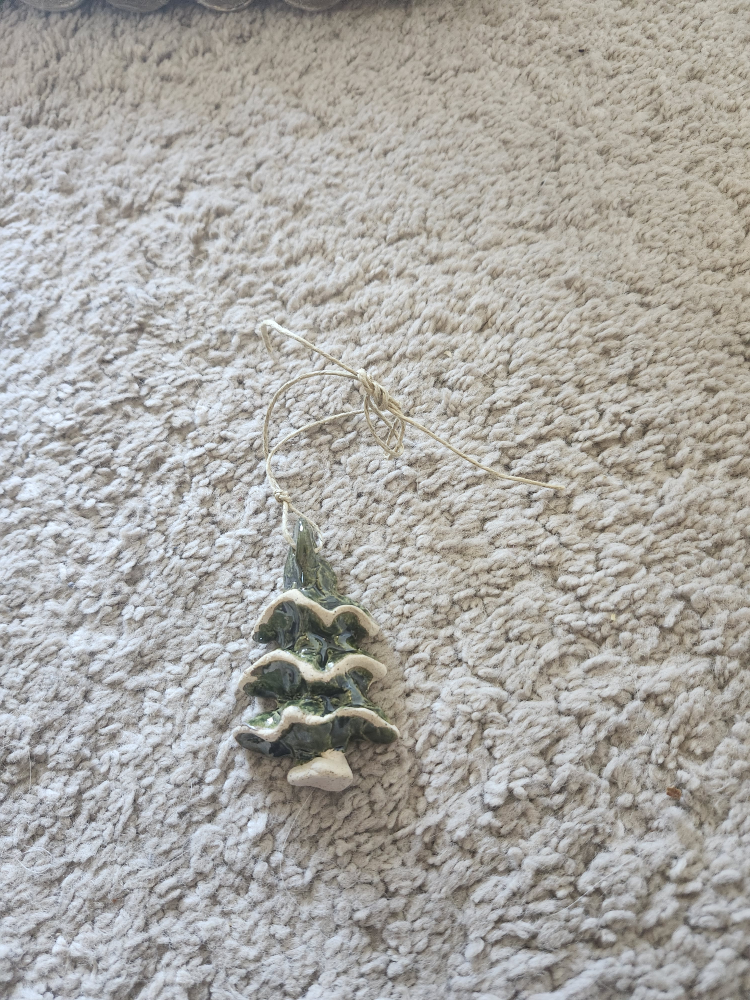 Ceramic Christmas Tree Ornament