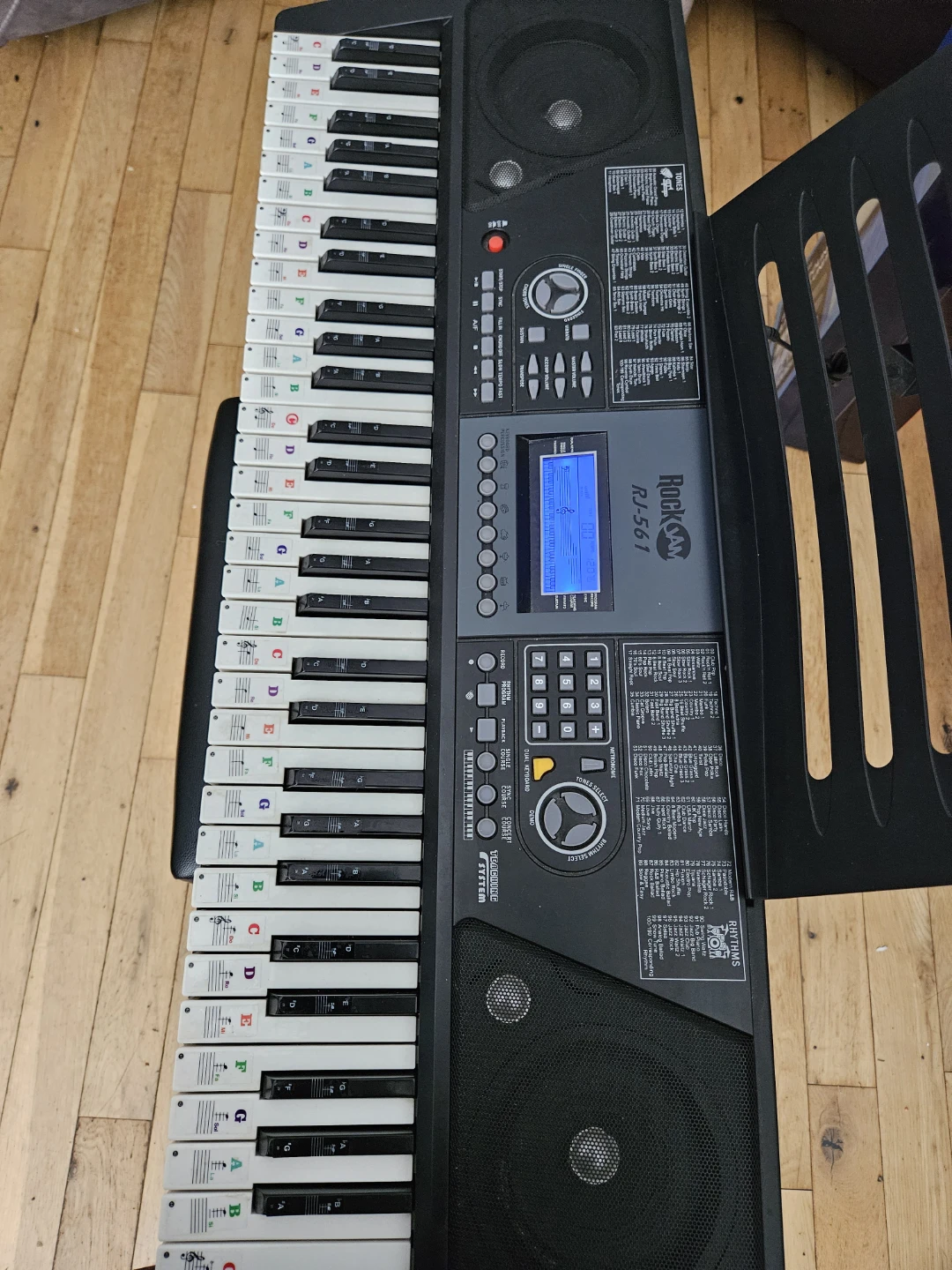 RockJam RJ-561 Electronic Keyboard with Stand