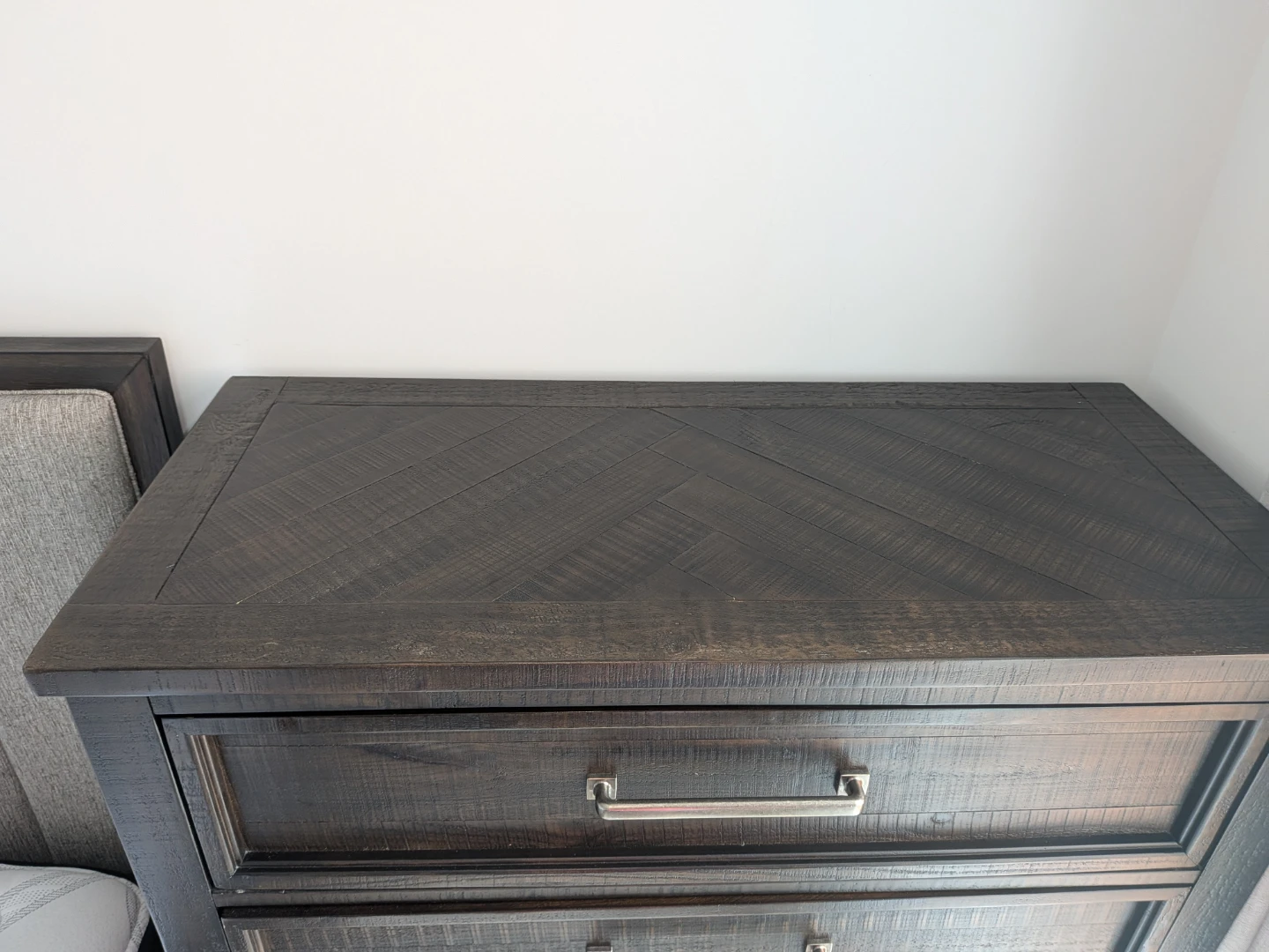 Dark Wood 5-Drawer Chest - photo 4