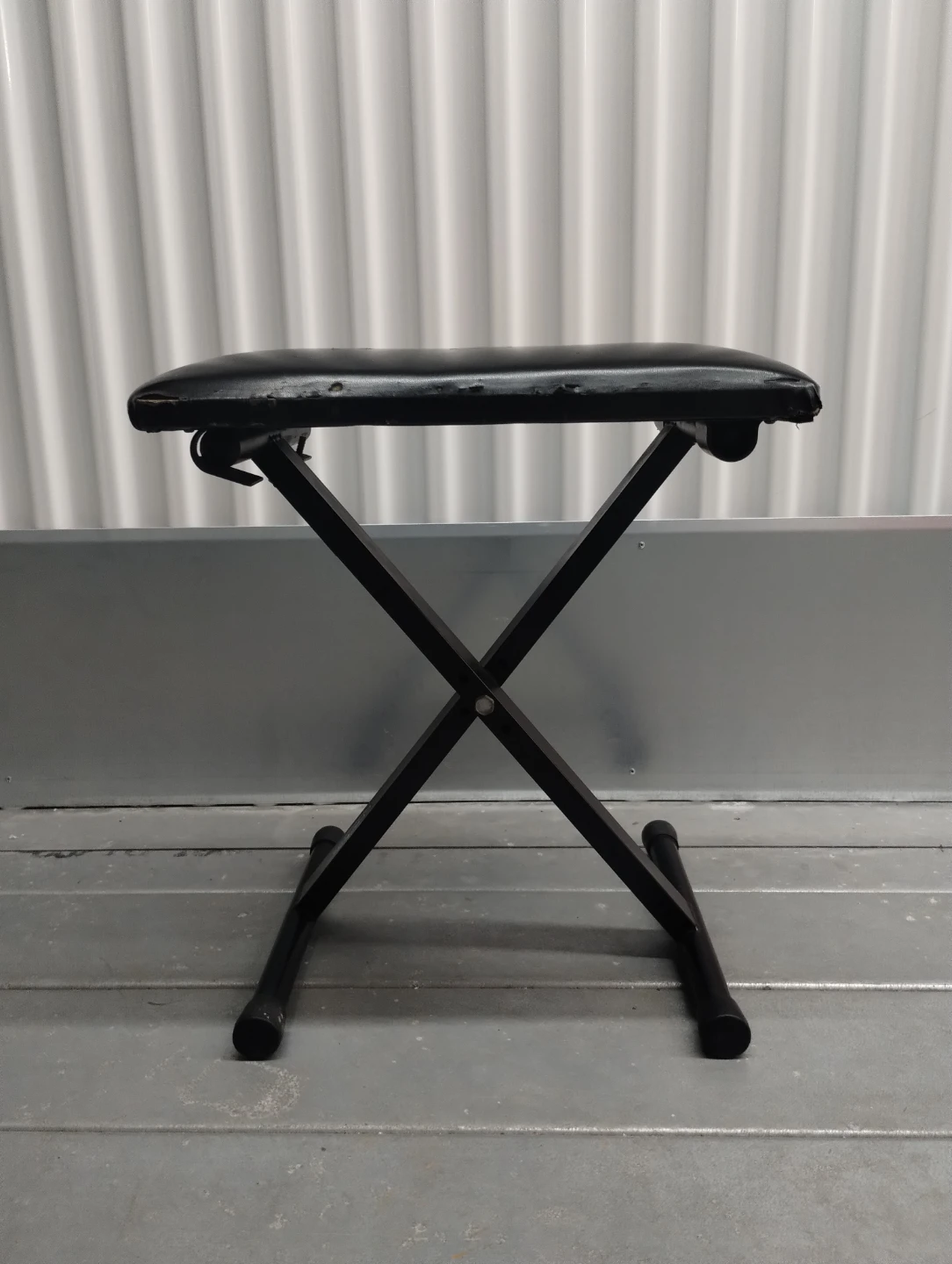 Black Folding Piano Bench - photo 2