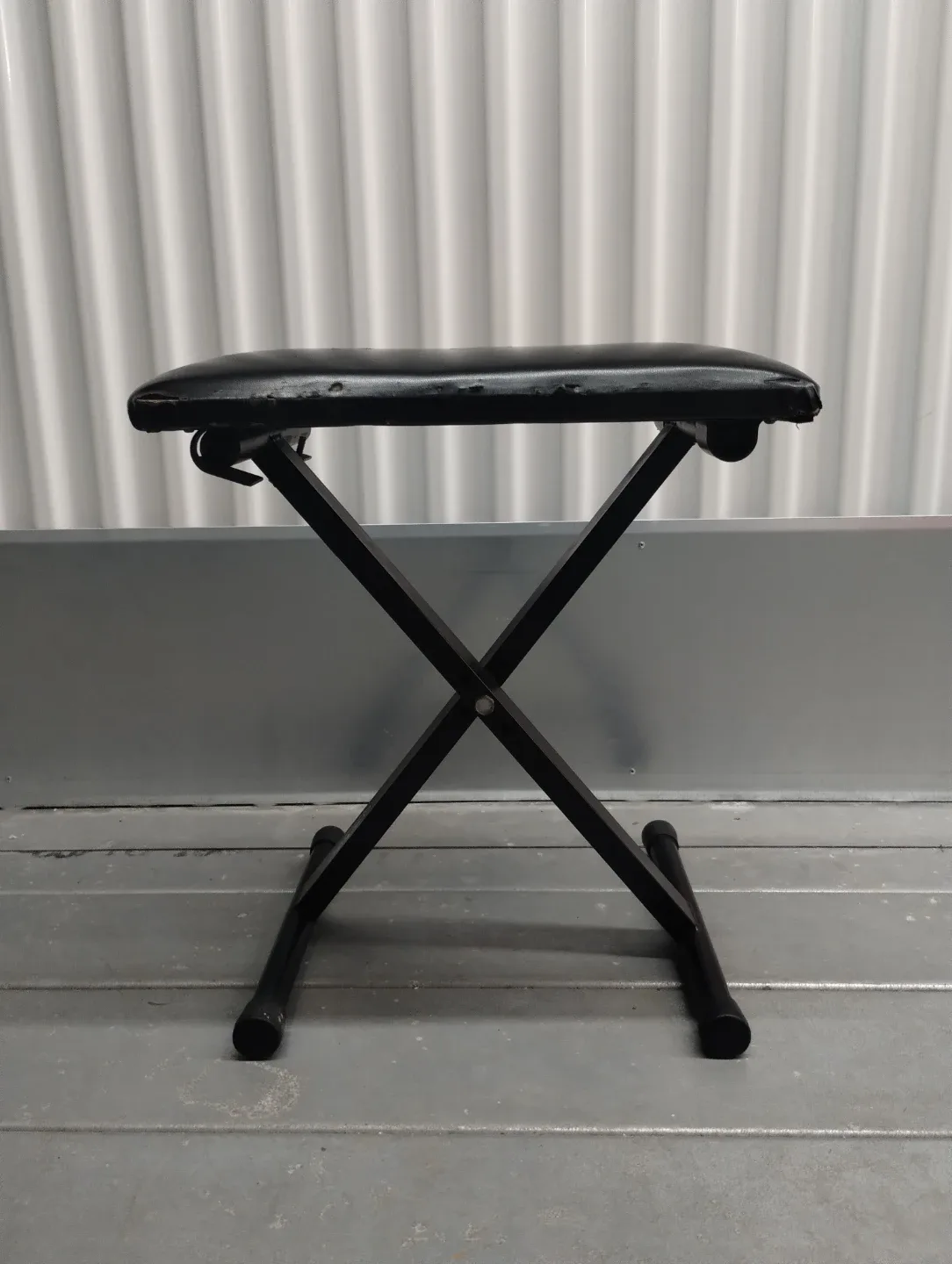 Black Folding Piano Bench - photo 2