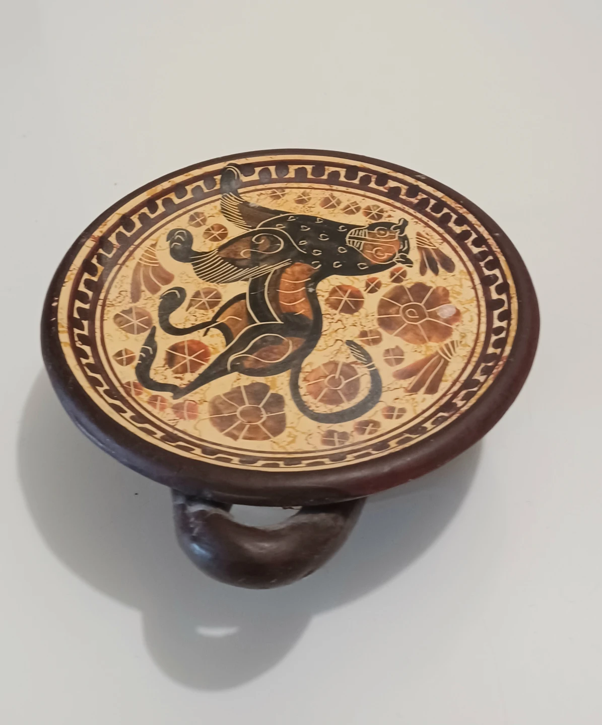 Greek Hand-painted Replica Plate - photo 3