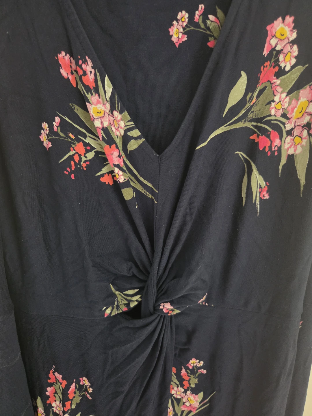 Love & Legend Navy Floral Maxi Dress - Size 2X - photo 3
