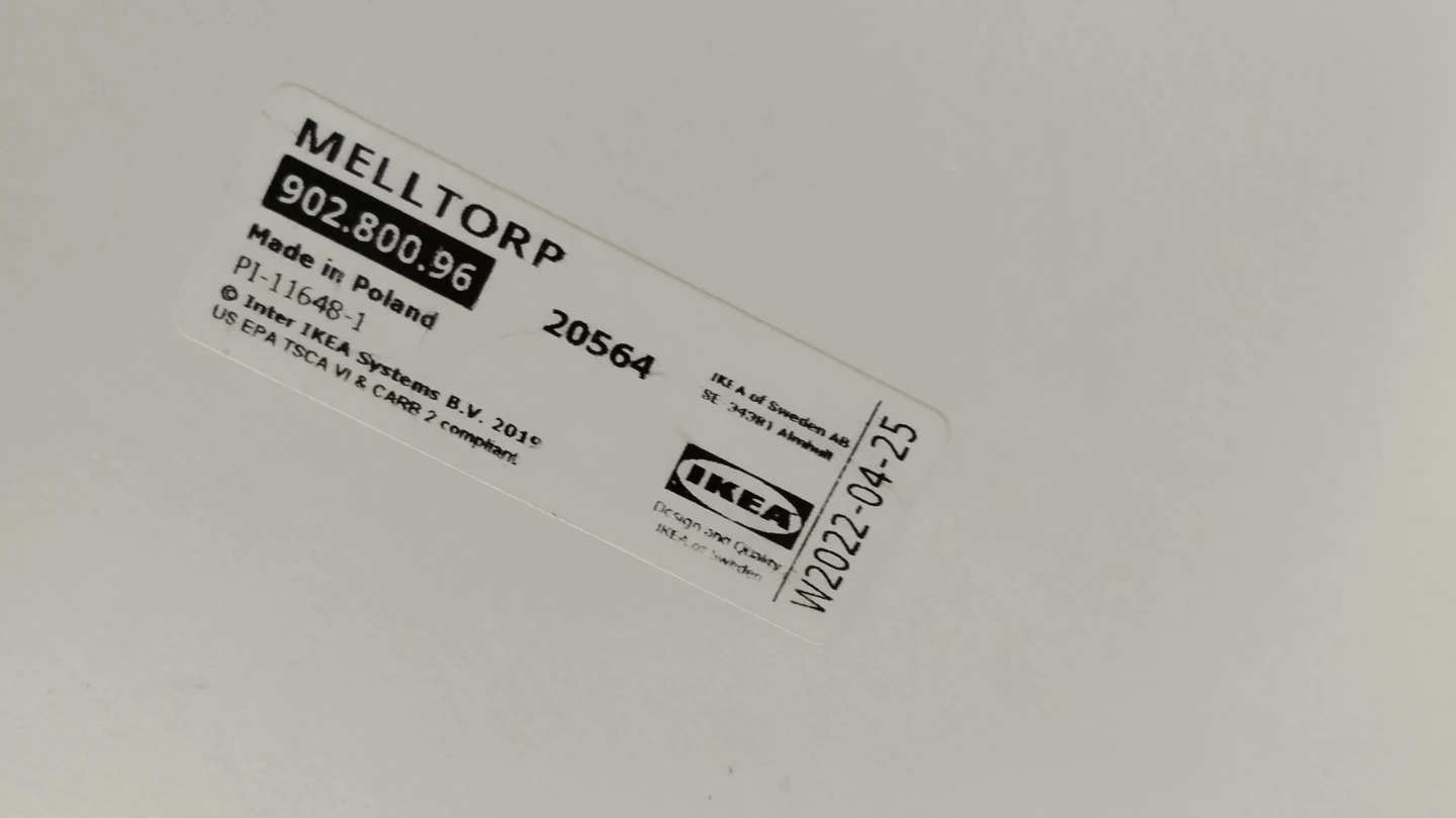 IKEA Melltorp Table White - photo 3