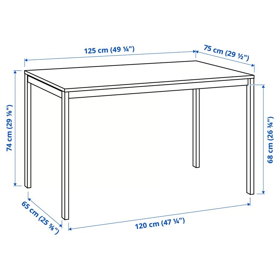 IKEA Melltorp Table White - photo 2