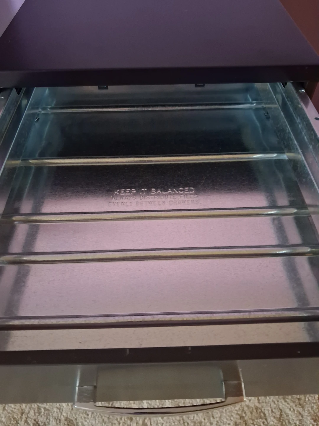 3-Drawer Filing Cabinet with Lock - photo 2
