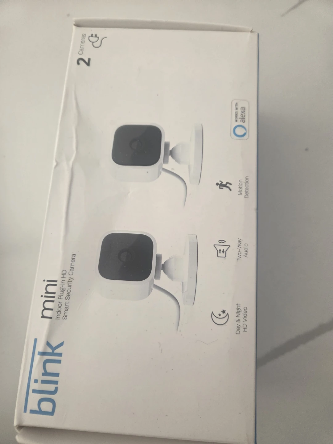 Blink Mini Indoor HD Smart Security Cameras - 2 Pack