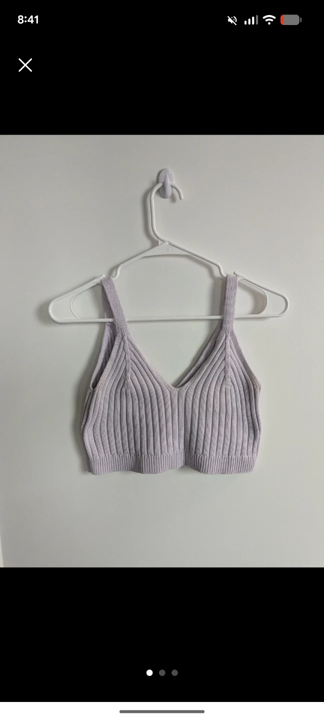 2 Knit Cropped Tank Tops