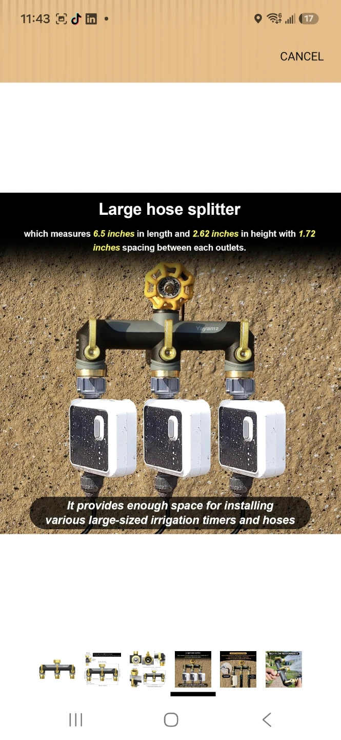 Yayamz 3-Way Garden Hose Splitter - photo 4