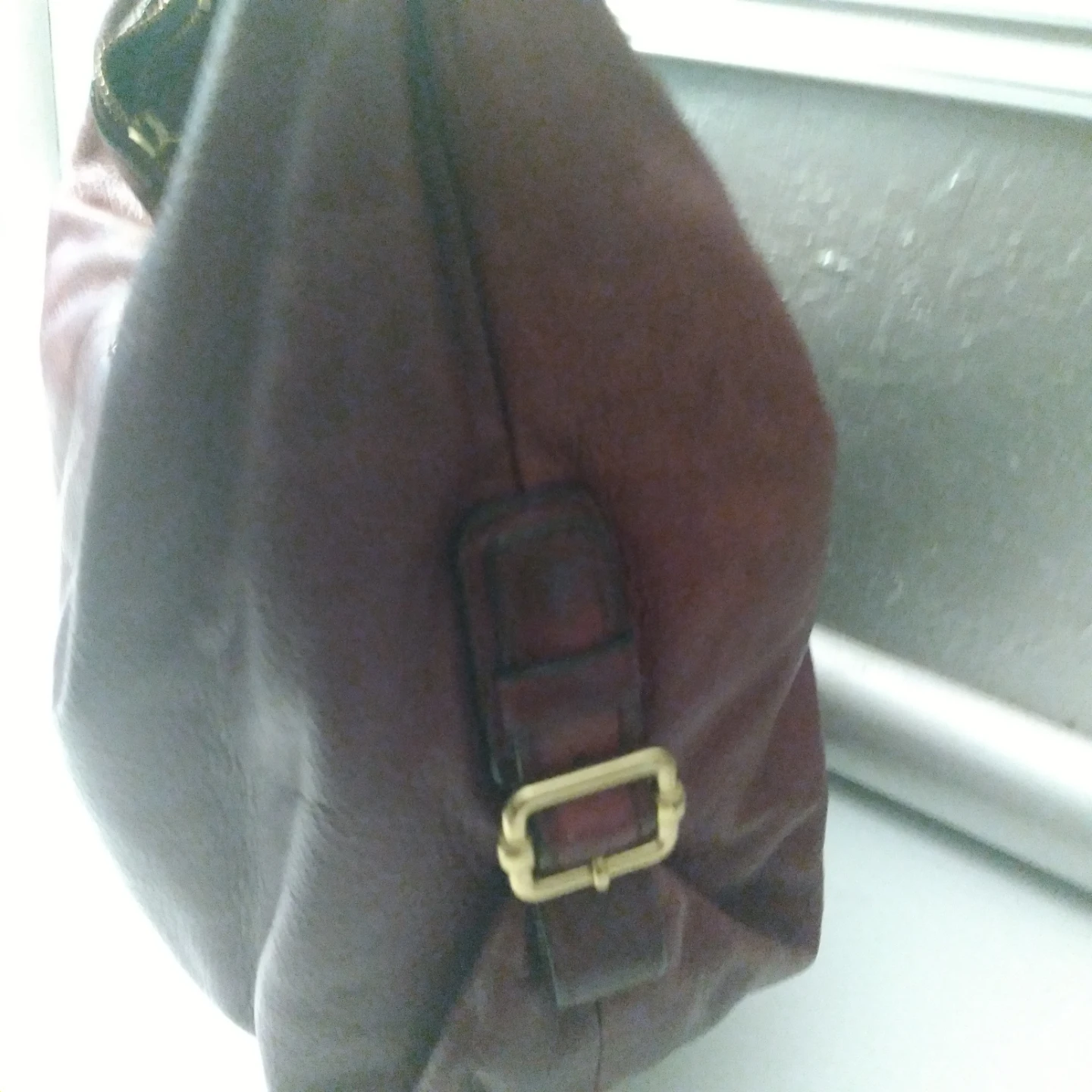 Coach Leather Shoulder Bag - Burgundy - photo 4