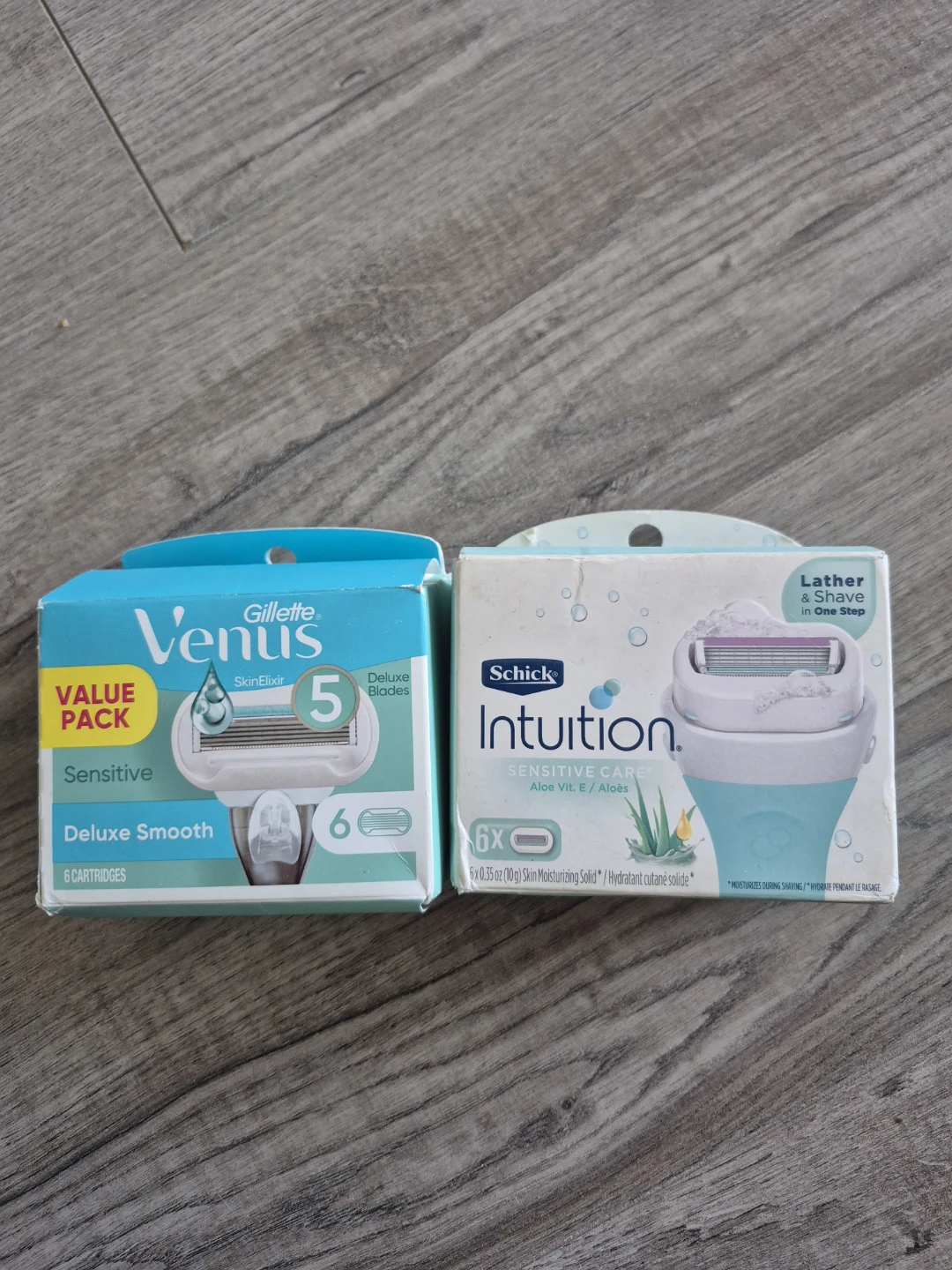 Gillette Venus & Schick Intuition Razor Cartridges