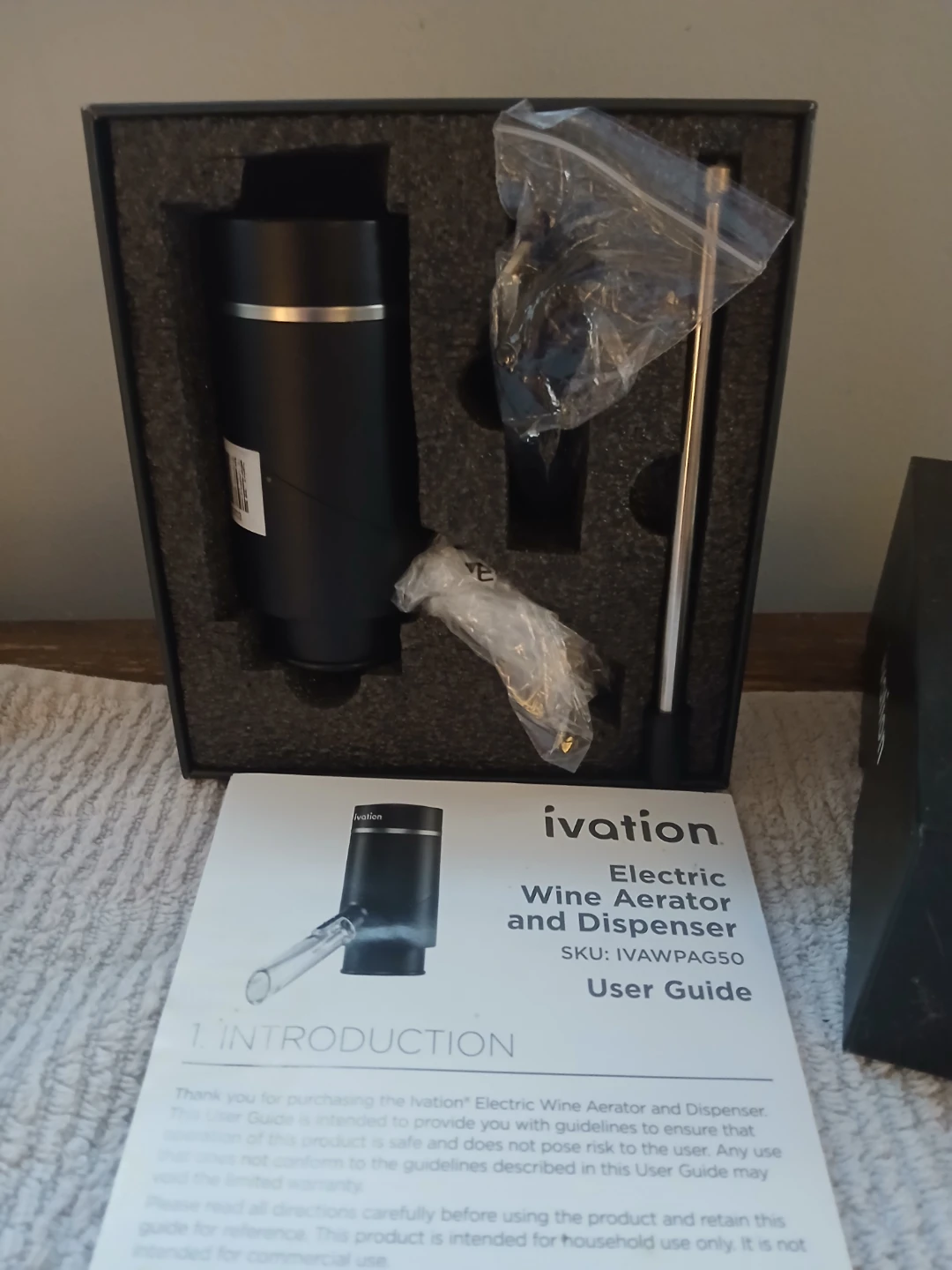 Ivation Electric Wine Aerator and Dispenser - photo 2