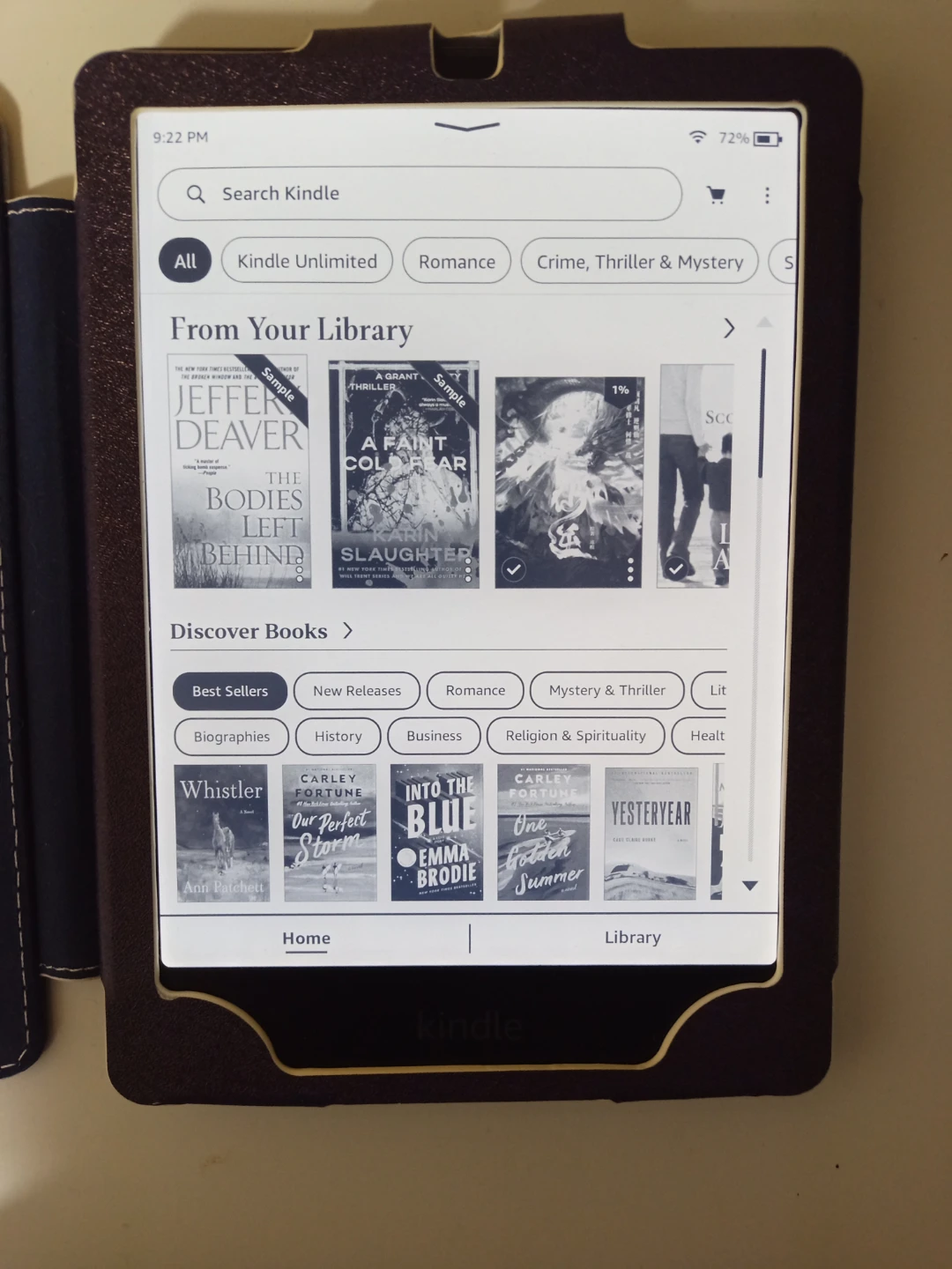 Kindle Paperwhite 12 th generation e-reader with Brand new Case