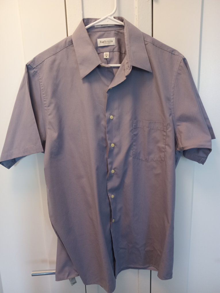 Van Heusen Men's Short Sleeve Dress Shirt