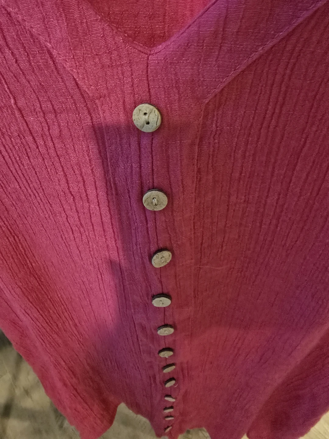 Pink Button-Up Tank Top - photo 2