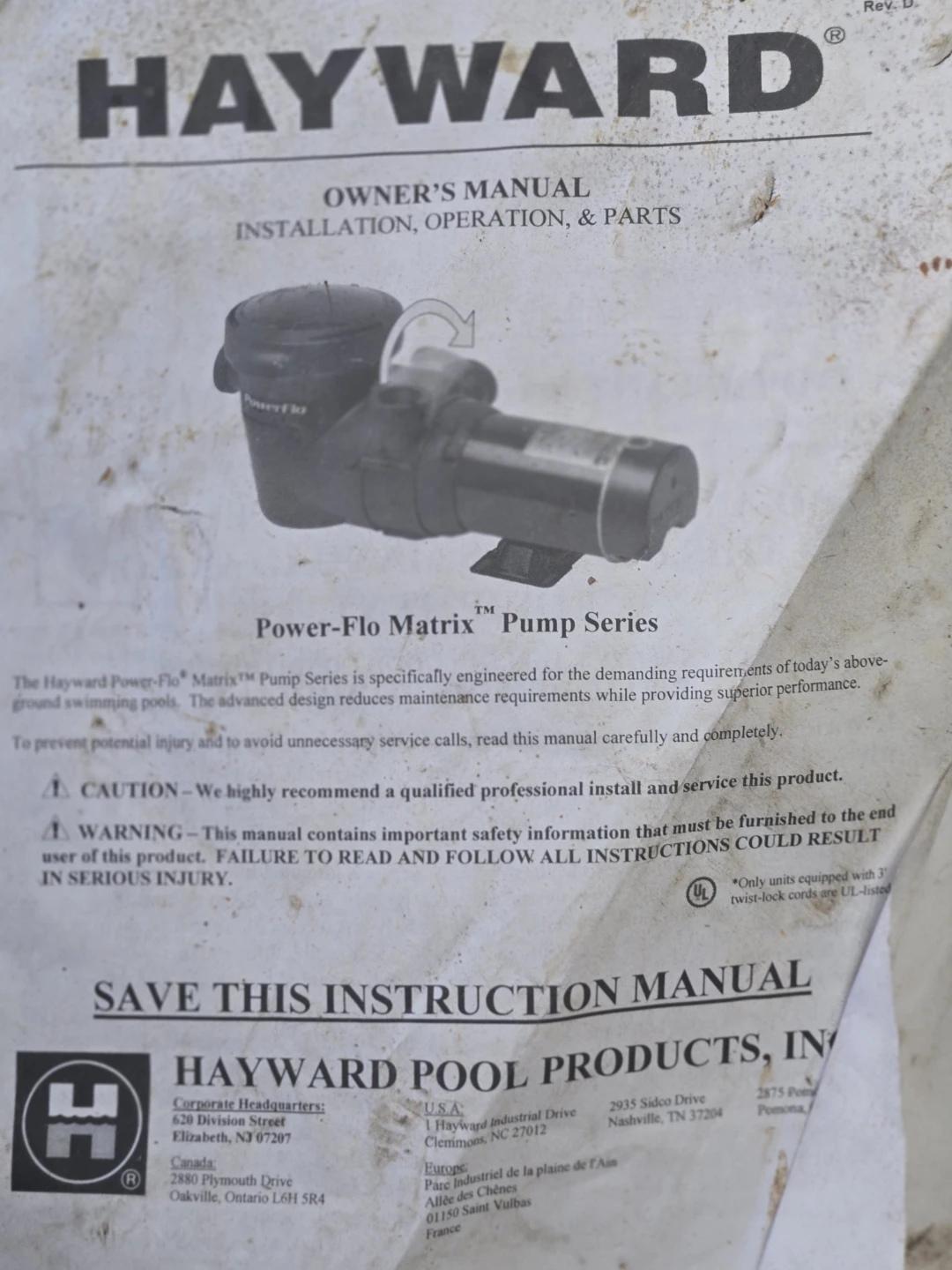 Hayward Power-Flo Matrix Pump Series Pool Pump - photo 2