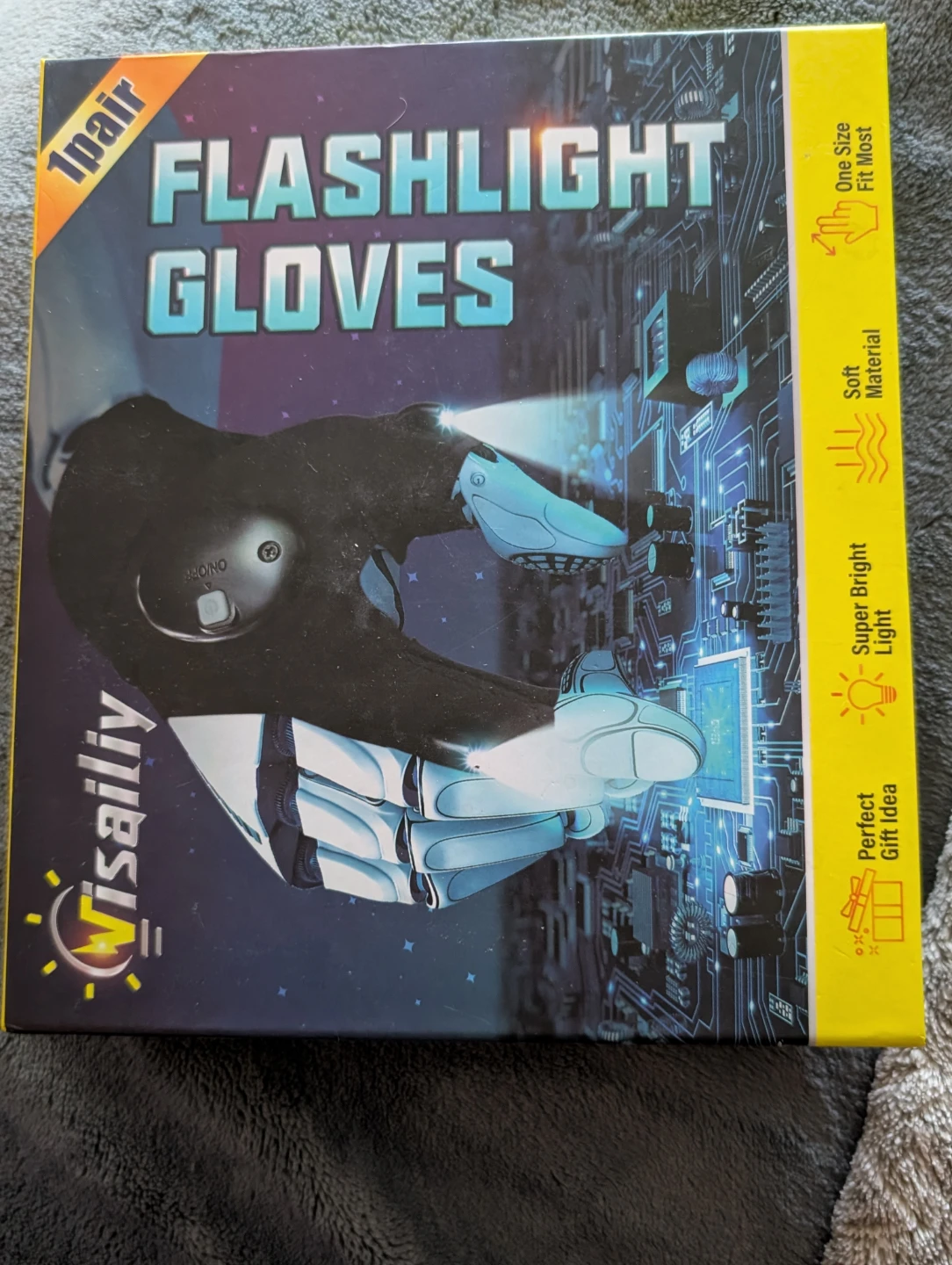 Visailiy LED Flashlight Gloves