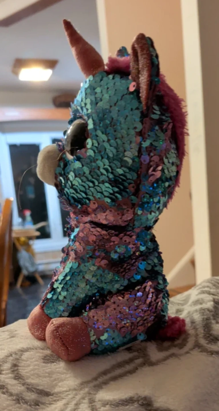 Sequin Unicorn Plush Toy - photo 2