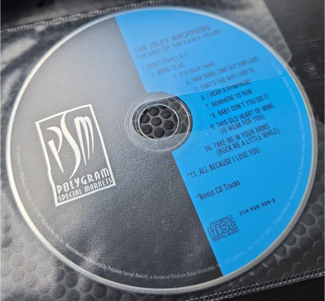 The Isley Brothers Best of the Early Years CD - photo 2