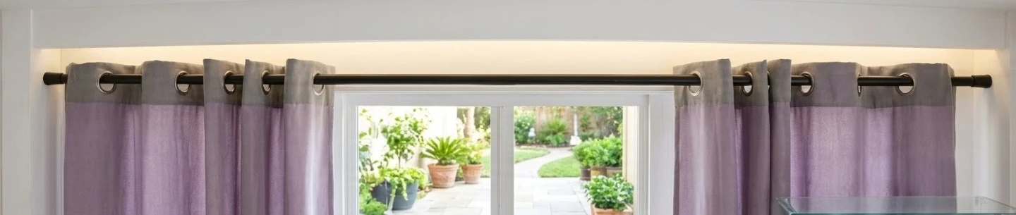Heavy Duty Tension Window Curtain Rod