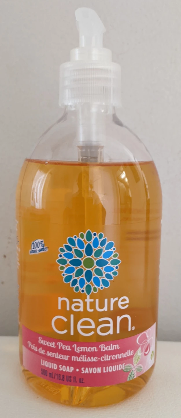 Nature Clean Sweet Pea Lemon Balm Liquid Soap 500 mL