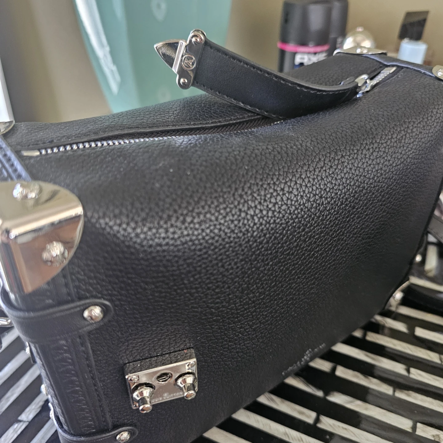 Louis Vuitton Black Leather Trunk Bag - photo 3