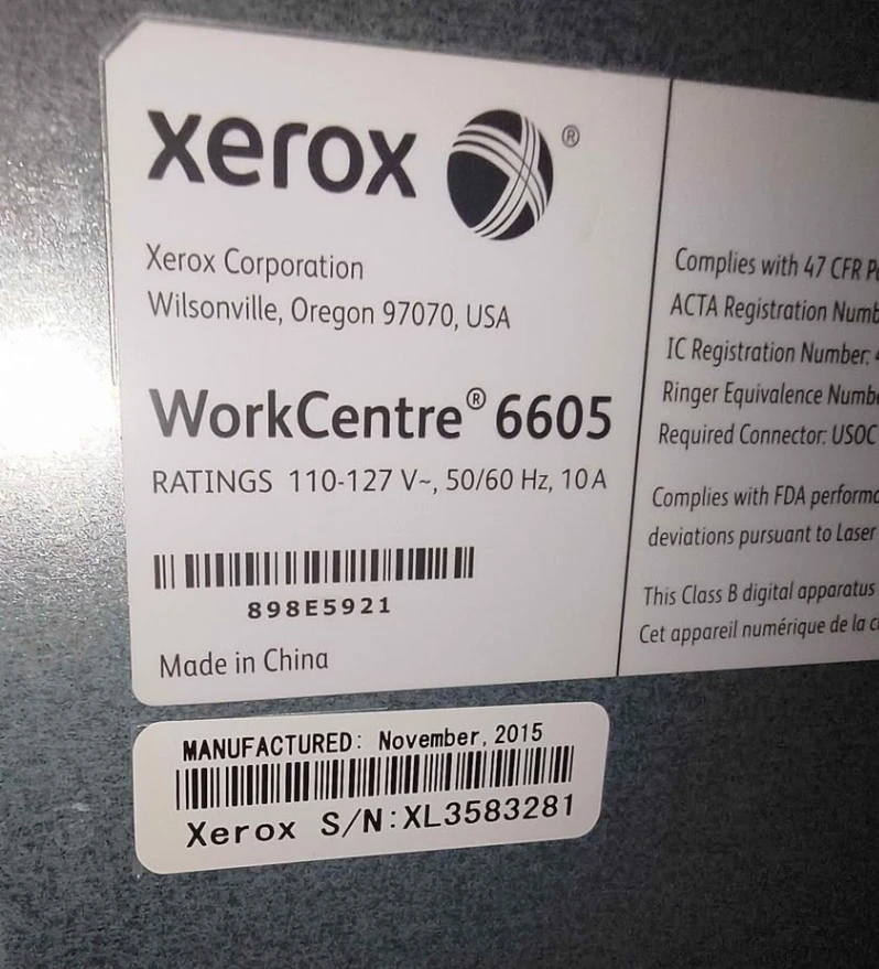 Xerox WorkCentre 6605 All-in-One Printer - photo 2