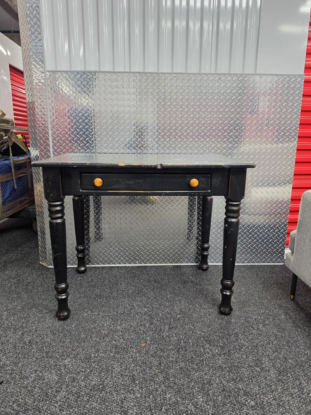 Black Vintage Writing Desk