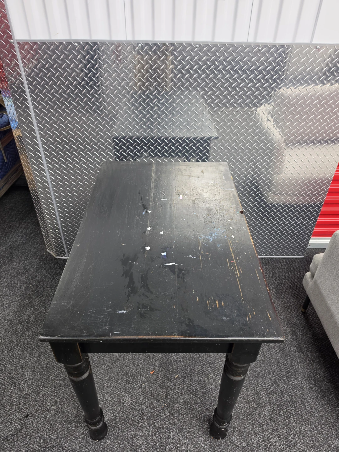 Black Vintage Writing Desk - photo 3