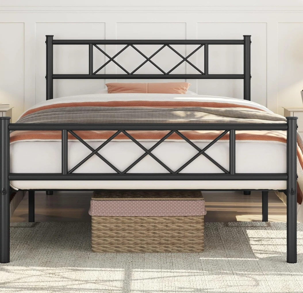 Black Metal Bed Frame Twin