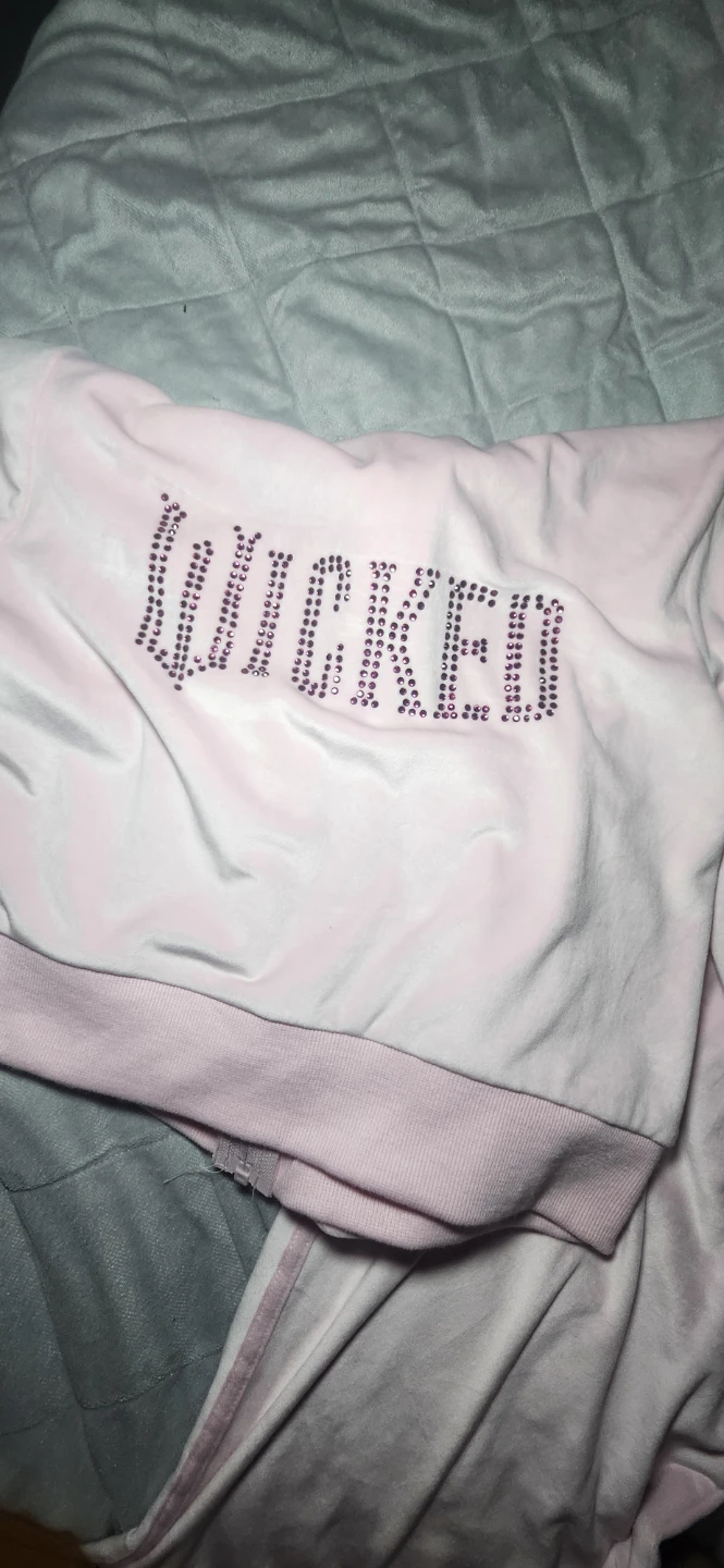 Wicked Pink Velour Tracksuit Set - photo 4