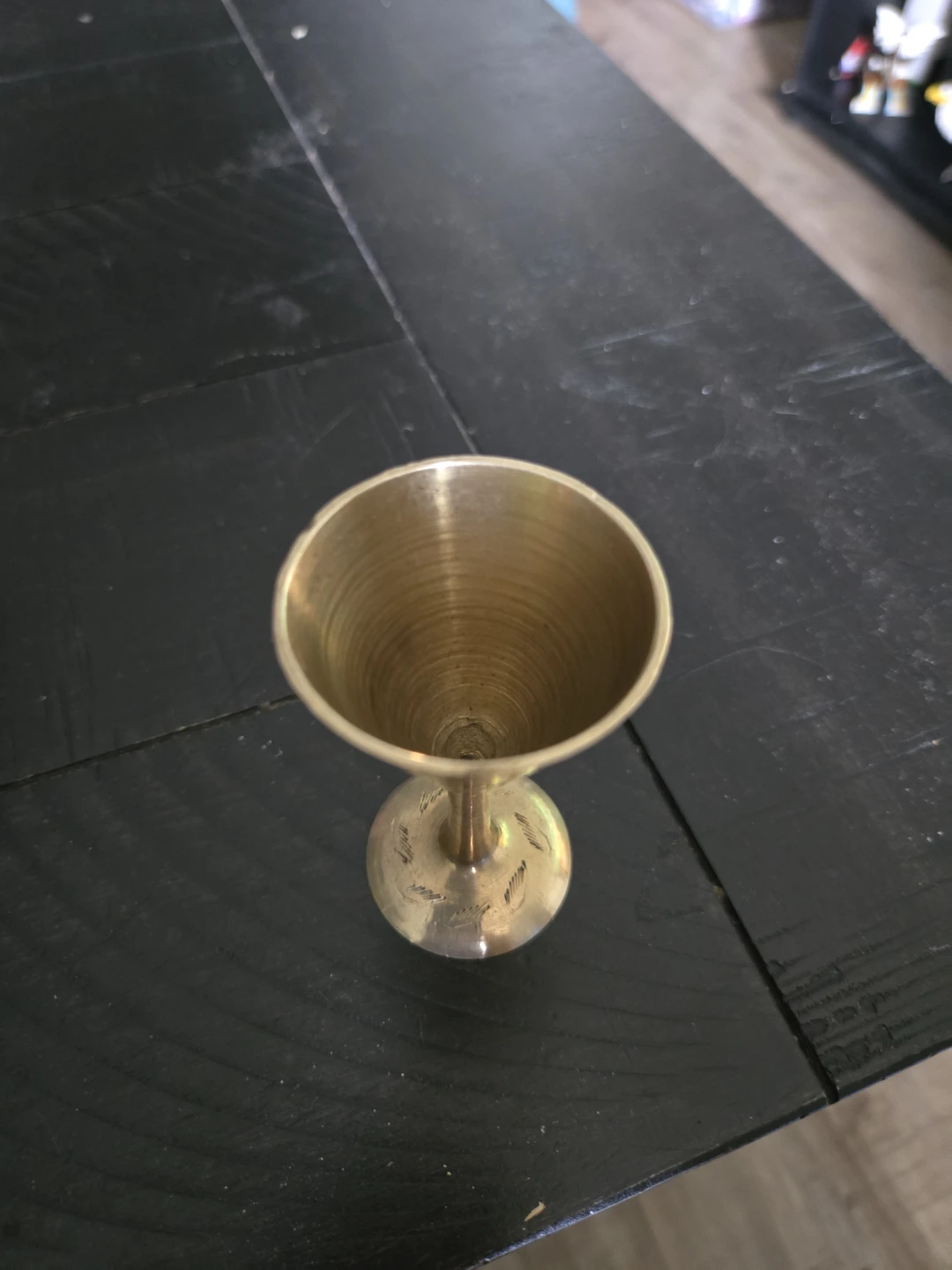 Antique Alter Chalice hand chiseled from India - photo 4
