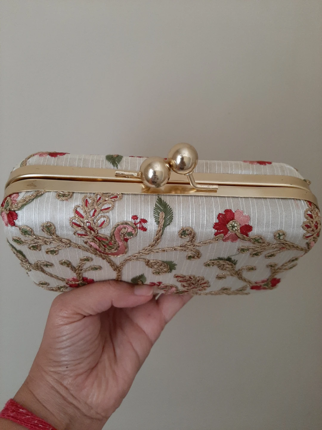 Embroidered Clutch Evening Bag - photo 3