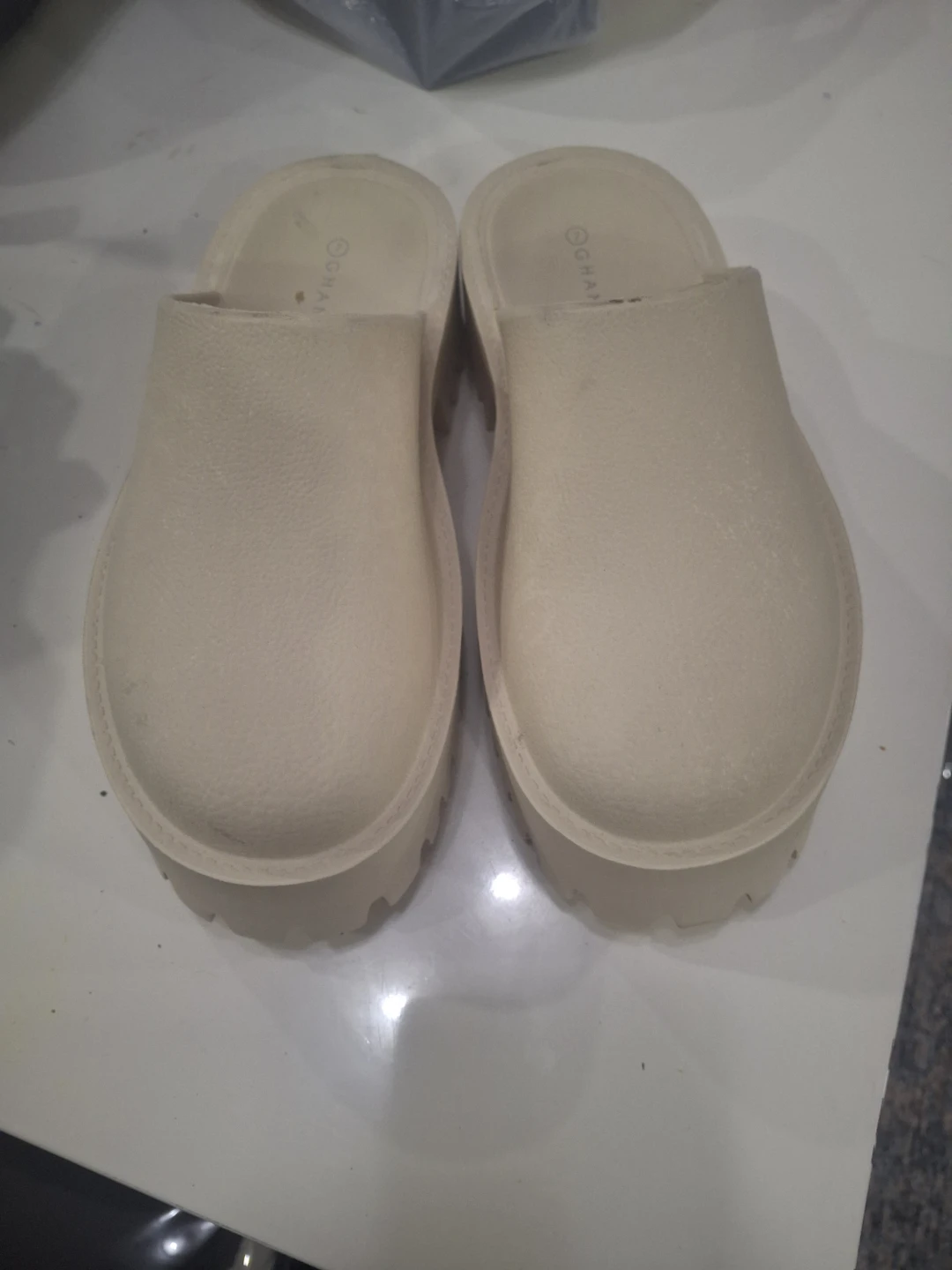 Ghanda Platform Clogs - Size 7