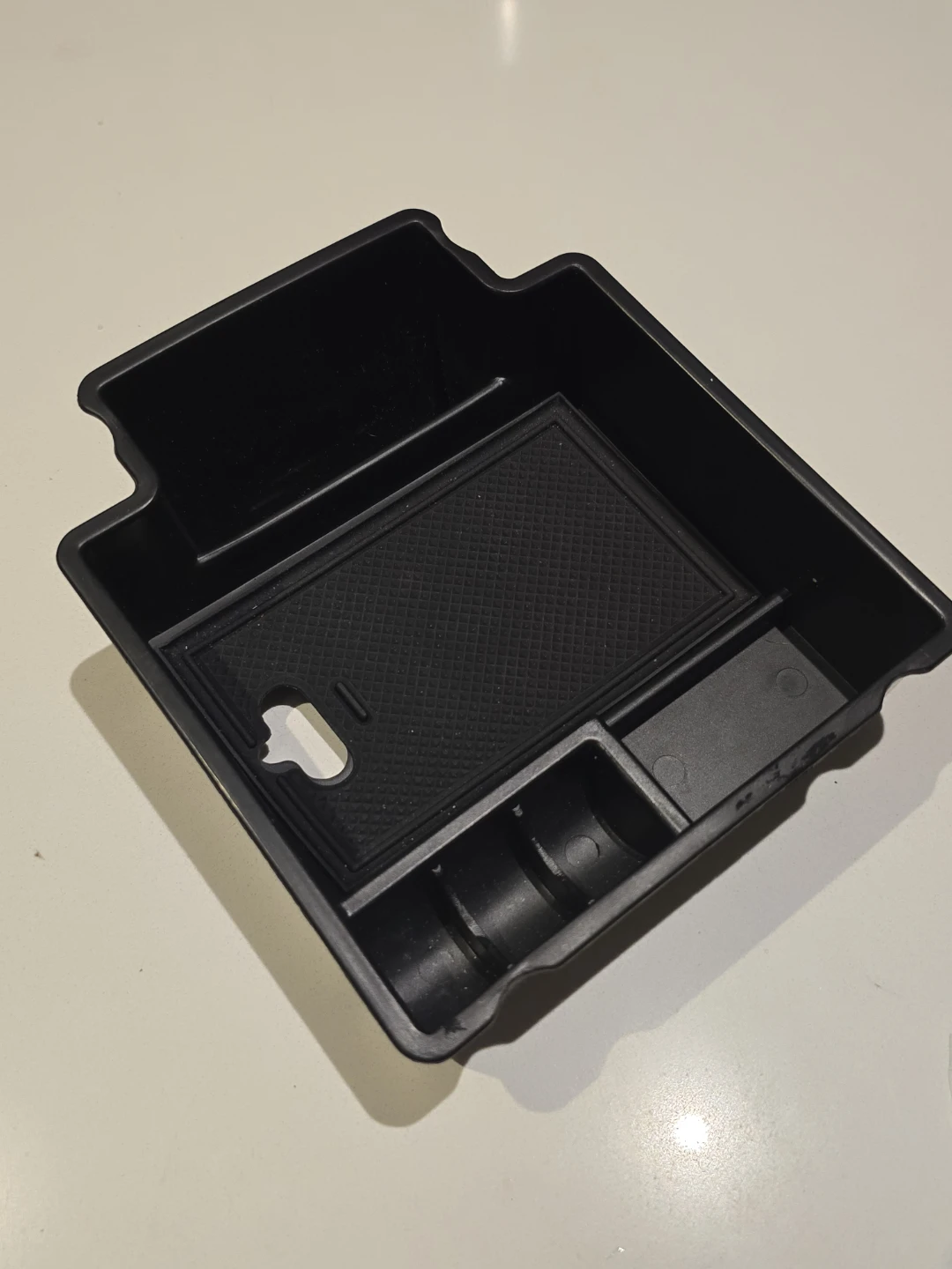 Black Car Center Console Organizer Tray